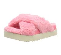 UGG Femme Fuzz Sugar Cross Slide Chausson, Pink Jasmine, 36 EU