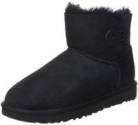 UGG Femme Mini Bailey Button Ii Bottes classiques , Noir, 36 EU