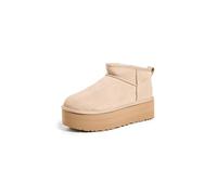 Ugg - Bottines à plateforme - W Classic Ultra Mini Platform Sand pour Femme en Laine - Taille 10 US - Marron Marron 10 US