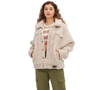 UGG Frankie Sherpa Veste de camionneur pour femme, Naturel II, Small