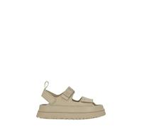 UGG - Goldenglow Embossed Sandal - Femme - Chaussures - Beige - Taille: 38 EU