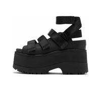 UGG - GoldenRise Platform Sandal - Femme - Chaussures - Noir - Taille: 37 EU