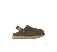 UGG GOLDENSTAR CLOG 1138252-DNSS UGG 1138252-DNSS Mules femme en daim marron à bout rond, semelle plate et doublure textile 39