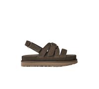 UGG Sandales Goldenstar Gleam à lanières en daim Marron Taille 40 Femme