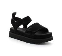 UGG Sandale Goldenstar plateforme daim Noir Femme Taille 36