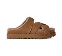 UGG - Greenport Cross Strap Slide - Femme - Chaussures - Brun - Taille: 38 EU