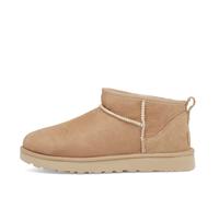 UGG Bottines Classic Ultra Mini – Daim-Nubuck Marron Femme Basse Taille 38