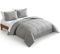 UGG Leonora Parure de lit avec 2 taies d'oreiller - Couverture Alternative légère en Duvet réversible Confortable et Chaude pour Toutes Les Saisons, Lavable et hypoallergénique, lit Double/Grand lit,