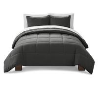 UGG Leonora Parure de lit avec 2 taies d'oreiller - Couverture Alternative légère en Duvet réversible Confortable et Chaude pour Toutes Les Saisons, Lavable et hypoallergénique, très Grand lit, Gris