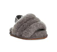 UGG Mädchen Fluff Yeah Slide SLIPPER, Charcoal, 22 EU