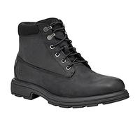 UGG MEN'S BILTMORE MID BOOT PLAIN TOE BOOT BLACK LEATHER 40 EU