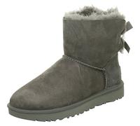 Botte UGG Mini Bailey Bow II pour femme | UGG UE in Grey, Taille 42, Daim