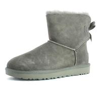 UGG Mini Bailey Bow II, Bottes Classiques. Femme, Grey, 36 EU