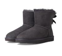 UGG MINI Bailey Bow II Bottes tendance pour femme, obsidienne, pointure 40