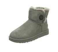 UGG Mini Bailey Button, Bottes courtes Femme, GREY, 36 EU