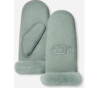 UGG Moufle brodée en peau de mouton in Grey Mist, Taille L/XL, Shearling