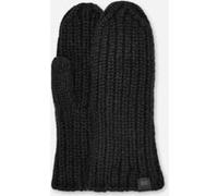 UGG Moufles en maille côtelée épaisse in Black, Taille O/S