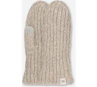 UGG Moufles en maille côtelée épaisse in Light Grey, Taille O/S