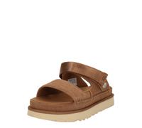 UGG Sandales Goldenstar Glide Daim Marron Femme Taille 40