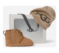 UGG Neumel Bootie & UGG Beanie pour Bébé in Brown, Taille 16, Daim