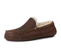 UGG Pantoufles Ascot en cuir vieilli pour homme, Cacao saupoudré, 41 EU