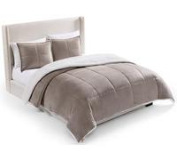 UGG - Parure de lit Blissful - Literie Douce et Confortable - Couette réversible et taies d'oreiller - Grand lit - Accents de Chambre à Coucher - Fauve
