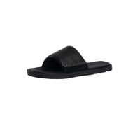 UGG Pour des hommes Claquettes en cuir Seaside II, Noir