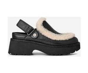 UGG Sabot en cuir Esmee in Black, Taille 39