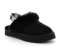 Ugg - Sabot Fourré À Elastique Pour Enfant - Noir - 37