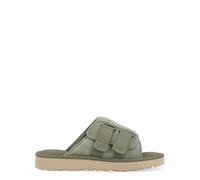 UGG - Sandal Vert Bride en Daim - Homme - Chaussures - Vert - Taille: 43 EU
