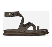 UGG Sandale GoldenGaze embossée à bride cheville in Dense Smoke, Taille 39, Cuir