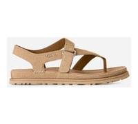 UGG Sandale GoldenGaze Toe Post in Beige, Taille 36, Daim