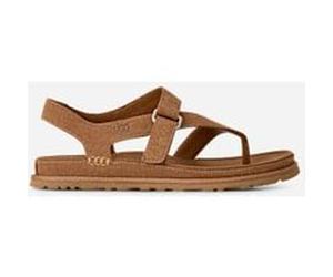 UGG Sandale GoldenGaze Toe Post in Brown, Taille 41, Daim