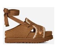 UGG Sandale Goldenstar Hi Artistitch in Brown, Taille 36, Daim