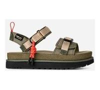 Ugg - Sandales compensées solides - W Goldenstar Wildwood Burnt Olive pour Femme - Taille 40 - Kaki Kaki 40