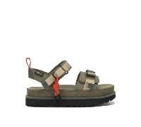Ugg sandales femme vert en cuir suédé - 10