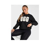 UGG Sweatshirt Fuzzy Logo Crew Femme - Noir 6