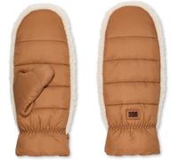 UGG UGG Tan Brown Fluff Mitten Gloves