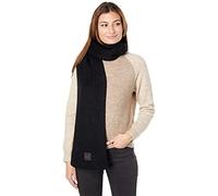 UGG W Chunky Rib Knit Scarf Écharpe en Grosse Maille côtelée W, Black, O/S Femme