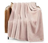UGG Whitecap 11065 Couverture Polaire réversible surdimensionnée en Flanelle, Confortable, légère et Confortable, Style hôtel, décoration d'intérieur, Douce, Luxueuse, Lavable en Machine, 177 x 127