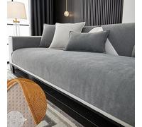 UGIF Herringbone Chenille Fabric Furniture Protector Sofa Cover, Housse de Canapé en Tissu Chenille à Chevrons, Jeté de Canapé Antidérapant, Housses de Protection de Dossier D'accoudoir