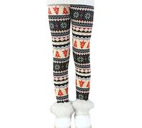 Ugitopi Fille Leggings Legging ThermiqueDoublés de Molleton Leggings, Pantalons Longs Chauds Hiver Leggings