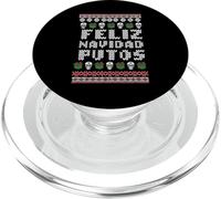 Ugly Christmas Feliz Navidad P Funny Mexican Xmas pour Hommes et Femmes PopSockets PopGrip pour MagSafe