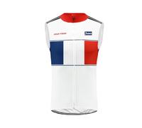 UGLY FROG Gilets Cyclisme Été Homme Maillot Cycliste sans Manches Bike Wear Confortable Respirant Équipe de France MJMK01