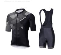 UGLY FROG Maillot de France Drapeau Ensemble Cyclisme Manche Courte Tenue Velo Jersey Pro Été pour Homme+Cuissard Court avec Gel 20D Rembourré HFZD03