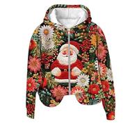 Ugly Pull Noel Rigolo Femme Hiver Sweatshirts Pull Noël Femme Sweat Drole Pull de Noel Femmes,Pull Noel Famille Assortis,Pull Noel Moche,Noël Sweat à/san Capuche Polaire Femme Hiver Chaud Hoodie