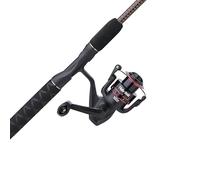 Ugly Stik Gx2 Kit de Voyage Canne à pêche 4 Sections 2 m et Moulinet Spinning, en Graphite et Fibre de Verre avec Embout Transparent, Housse de Transport en Tissu