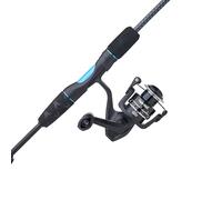 Ugly Stik GX2 Youth Ensemble Canne à pêche GX2 2 Sections 1,7 m et Moulinet Spinning, en Graphite et Fibre de Verre, Embout Transparent, Bleu/argenté