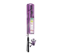 Ugly Stik LuglyMultispkit Kit de Moulinet et Canne à pêche pour Femme Violet 1,5 m