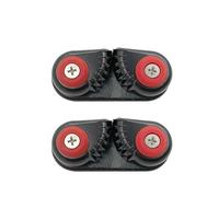 UGLYAF 2 pièces en Aluminium anodisé Noir Taquet à Came Bateau taquets à Came Matic Fairlead Marine Voile voilier Kayak canoë dériveur Accessoires